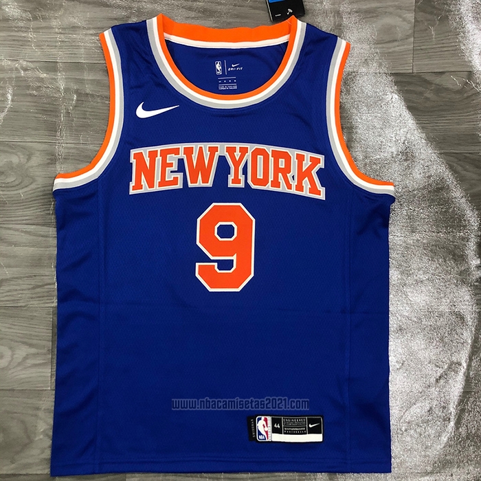 Camiseta New York Knicks RJ Barrett #9 Icon Azul
